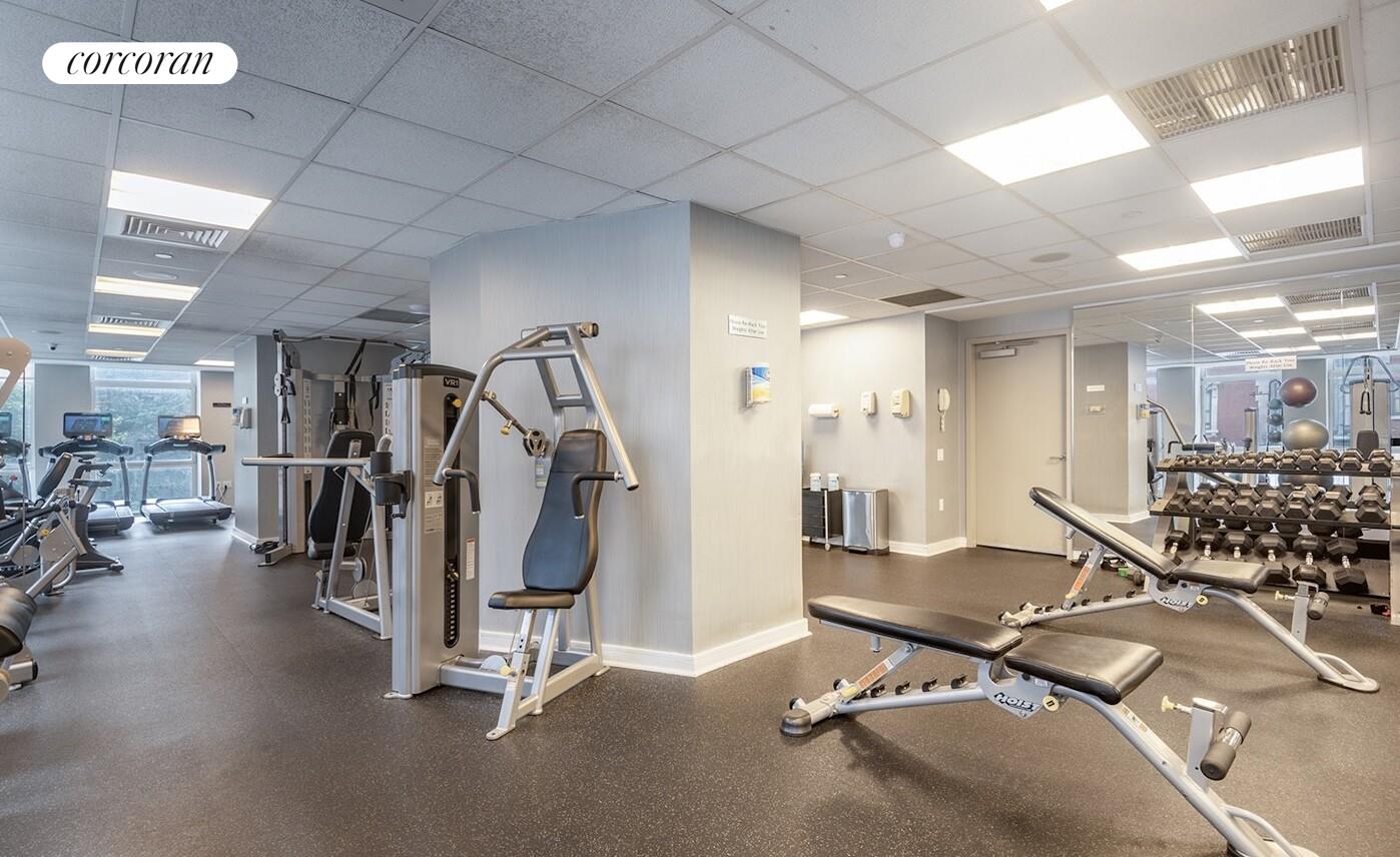 11 East 29th Street, Unit 24C Manhattan, NY 10016 - Photo 14 of 17 a view of a room with gym equipment