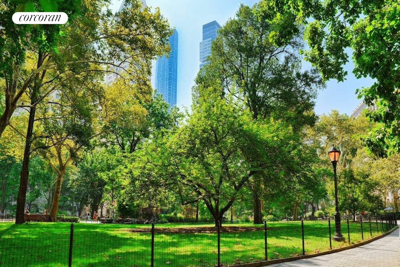 11 East 29th Street, Unit 24C Manhattan, NY 10016 - Photo 16 of 17 a view of a park with large trees