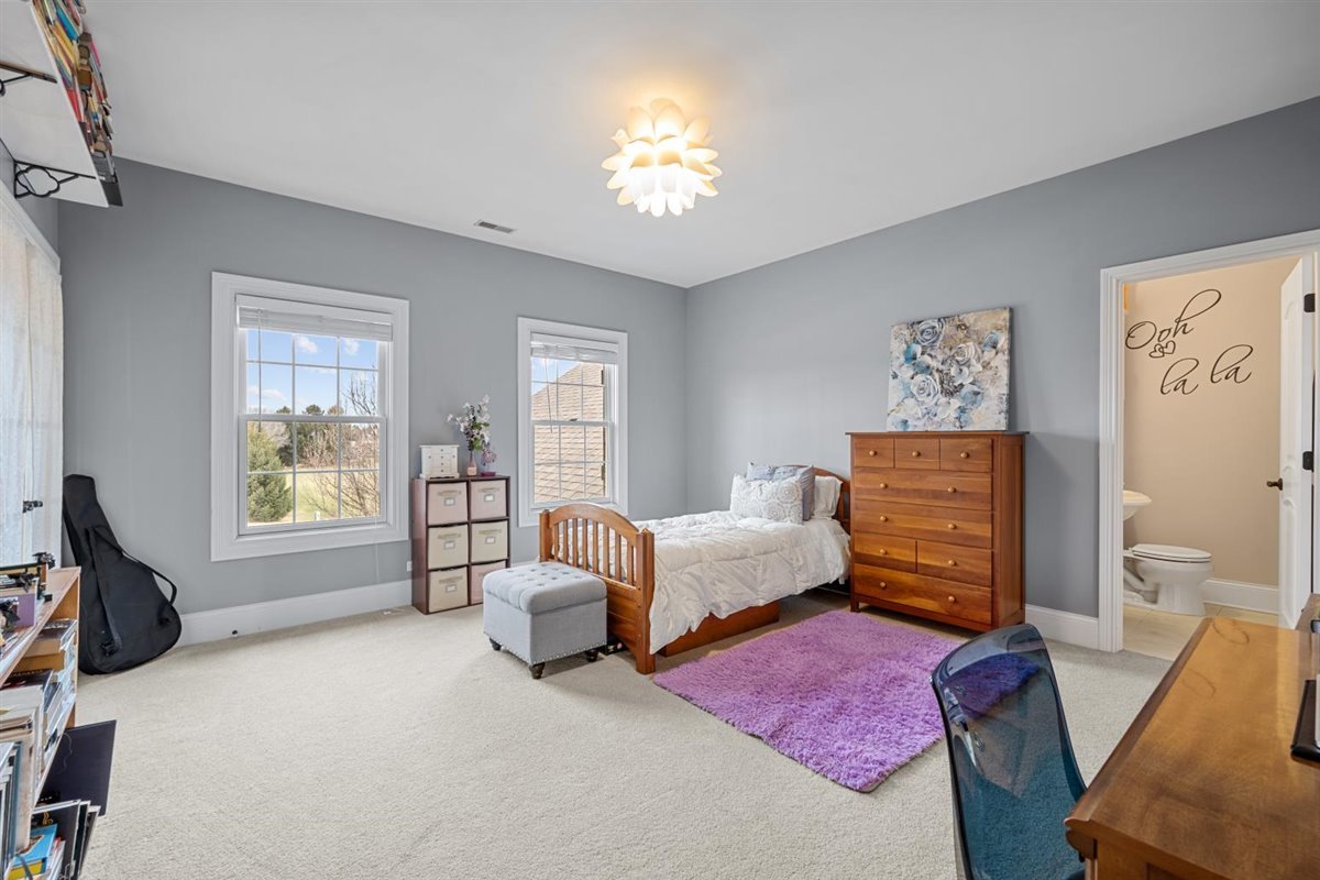 1-n203 East Blackberry Crossing Circle Elburn, IL 60119 - Photo 23 of 30 a bedroom with a bed dresser and a window