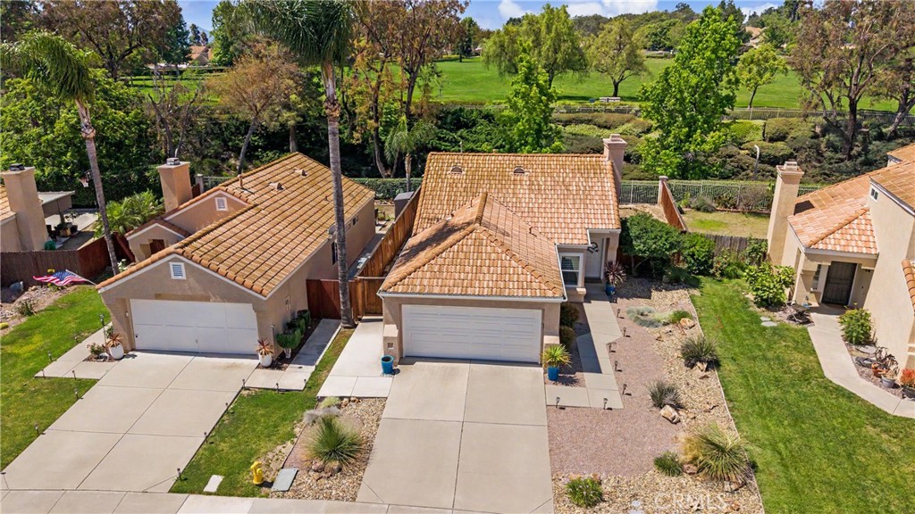 43121 Corte Cabrera Temecula, CA 92592 - Photo 13 of 17 an aerial view of a house with a garden