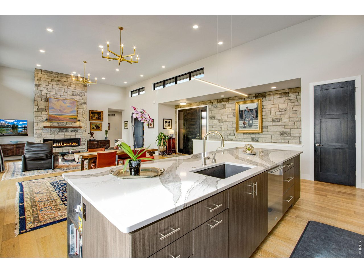 4186 Prestwich Court Timnath, CO 80547 - Photo 34 of 48 a kitchen with a sink appliances and a counter top space