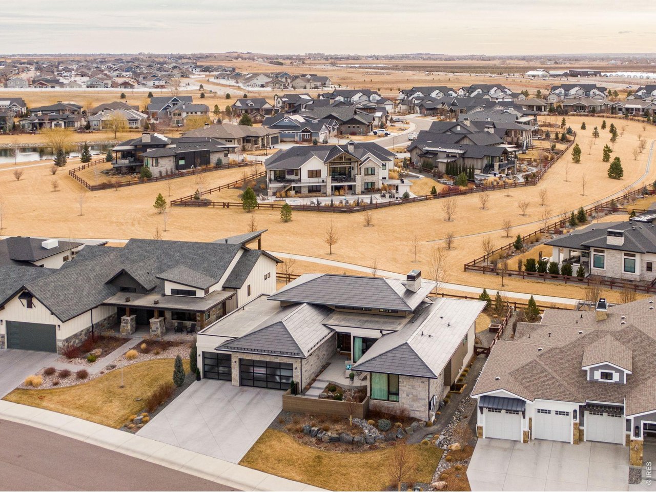 4186 Prestwich Court Timnath, CO 80547 - Photo 4 of 48 an aerial view of residential houses with outdoor space