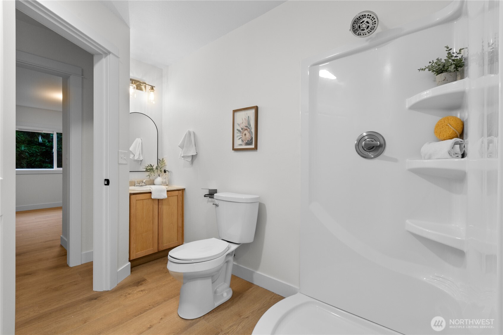 693 Shultz Drive Bellingham, WA 98226 - Photo 26 of 34 a bathroom with a toilet and a shower
