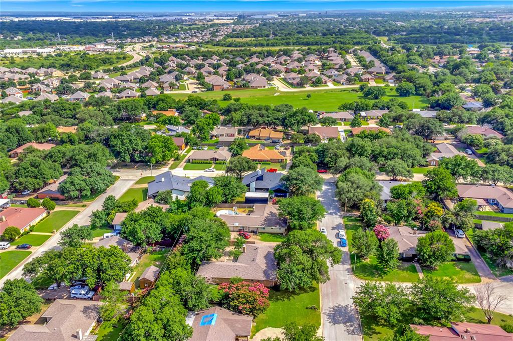 6021 Sycamore Creek Road Edgecliff Village, TX 76134 - Photo 6 of 37 an aerial view of residential houses with outdoor space