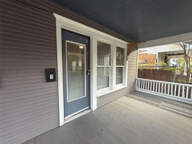 a view of a house with entertaining space