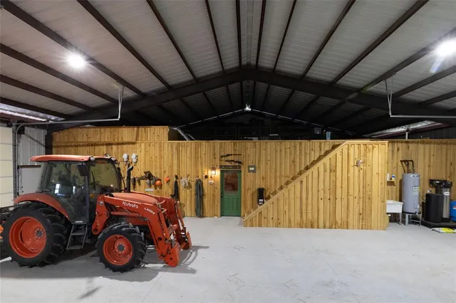 a view of car garage