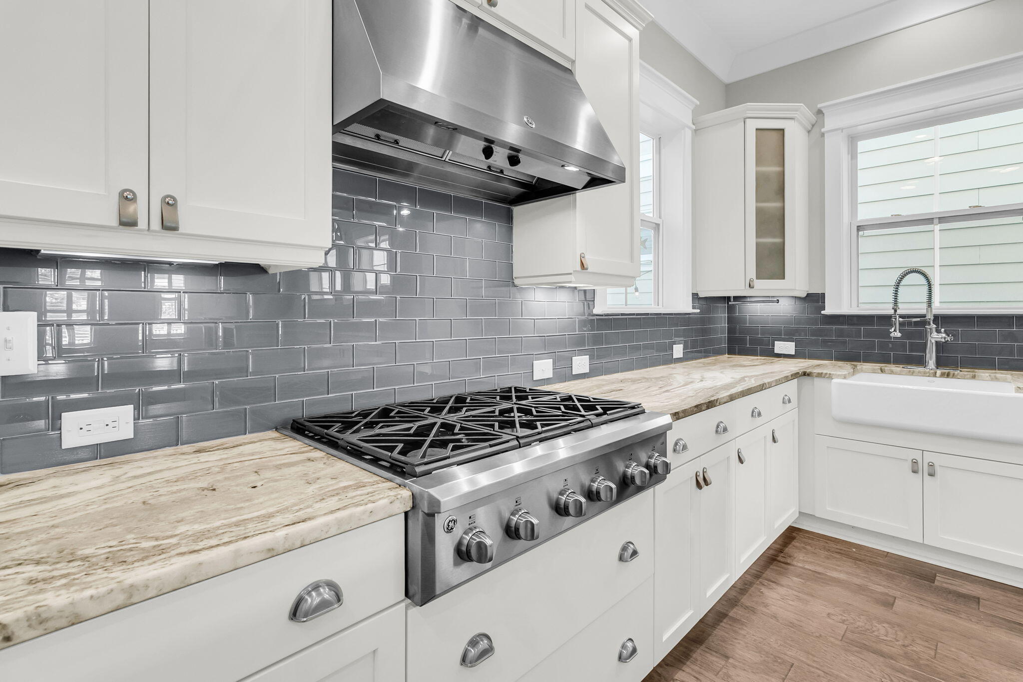 2552 Josiah Street Charleston, SC 29492 - Photo 15 of 42 SS Gas Cooktop and Farmhouse Sink