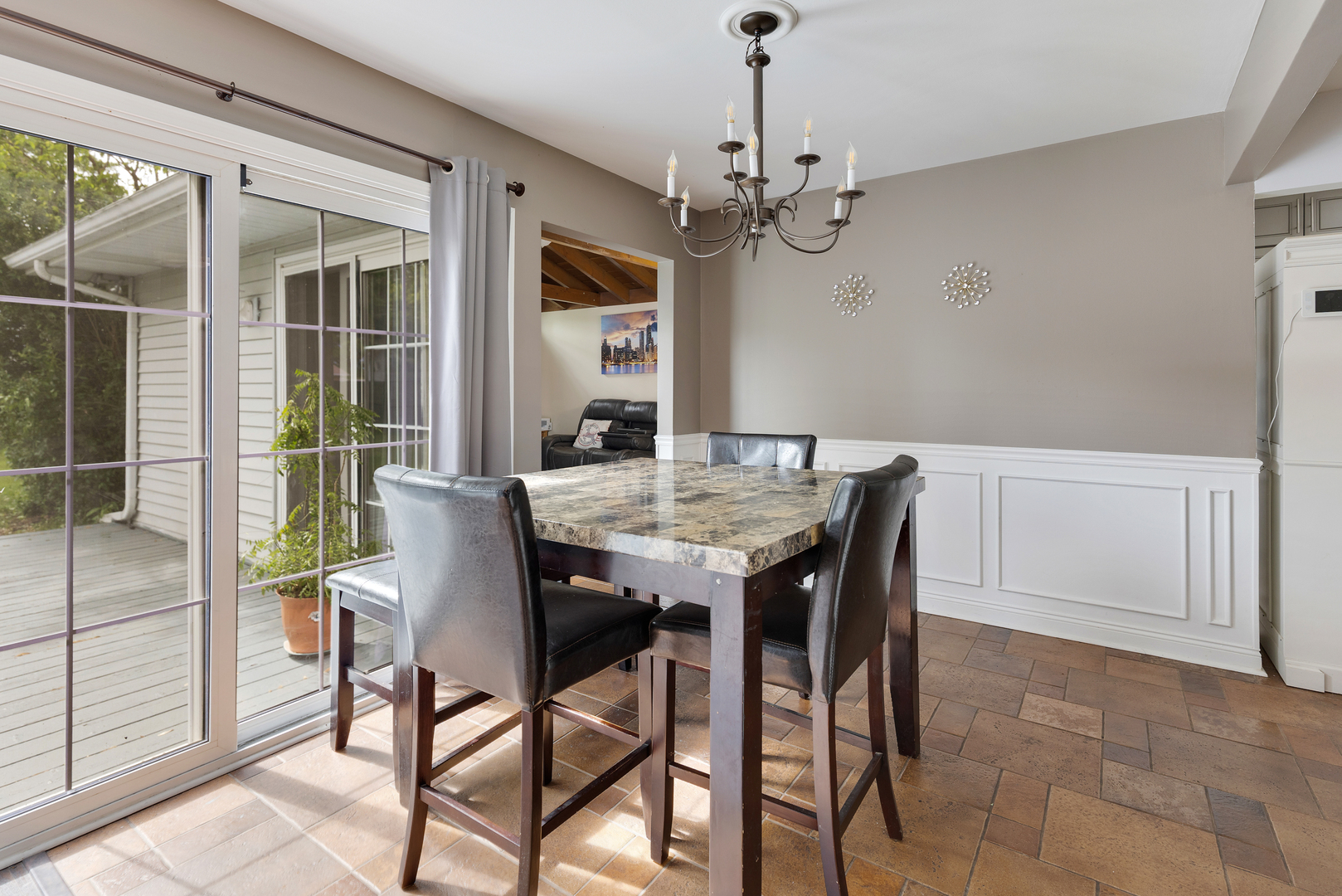 1850 Pierce Road Hoffman Estates, IL 60169 - Photo 7 of 25 a view of a dining room with furniture window and wooden floor
