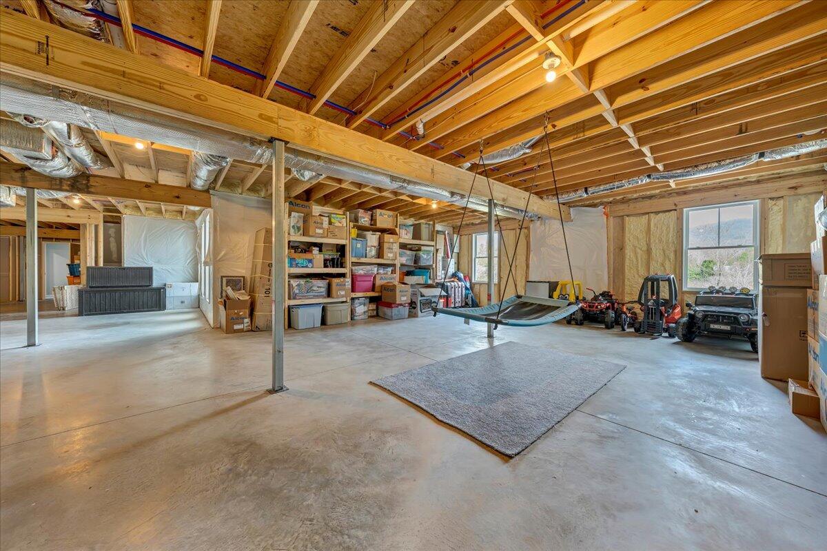 198 Thornblade Way Blue Ridge, VA 24064 - Photo 47 of 78 Unfinished side of basement