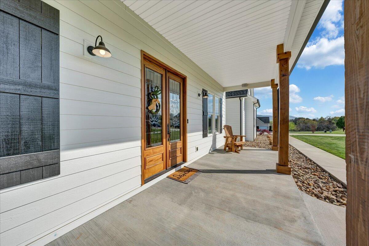 198 Thornblade Way Blue Ridge, VA 24064 - Photo 56 of 78 Covered front porch