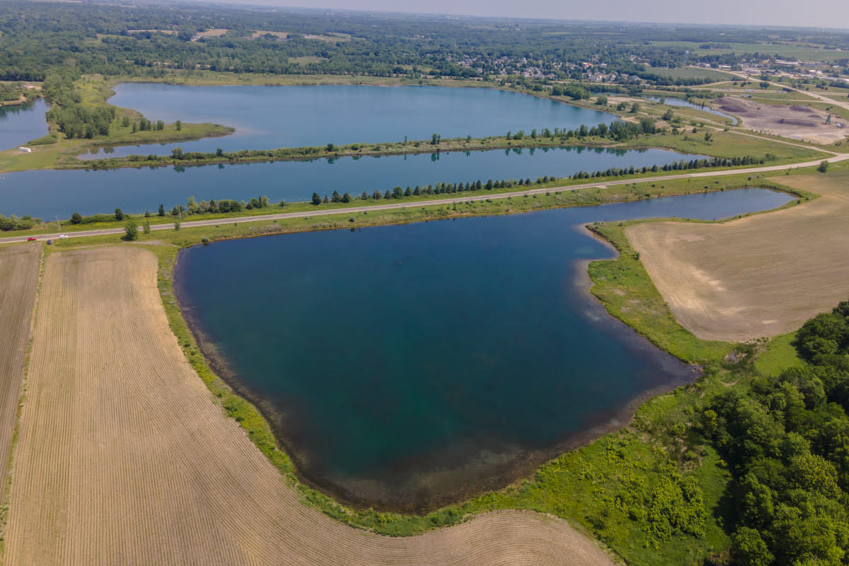 Lot 8 East 700 North Road Bloomington, IL 61705 - Photo 5 of 7 an aerial view of a city