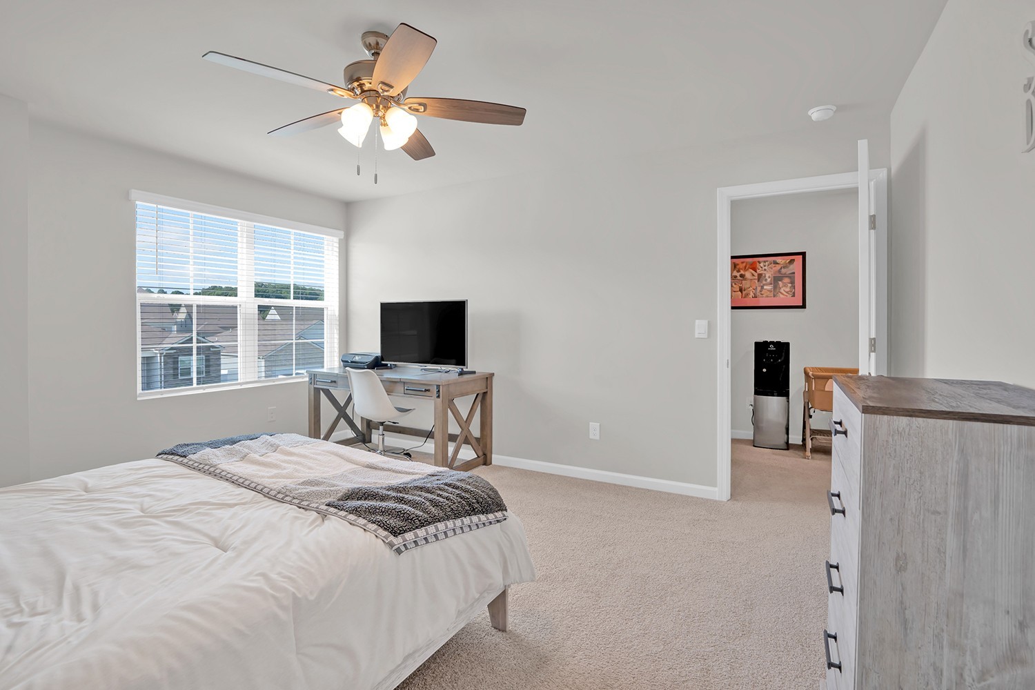 708 Pintail Pointe Lebanon, TN 37090 - Photo 25 of 41 a bedroom with a bed and a flat screen tv
