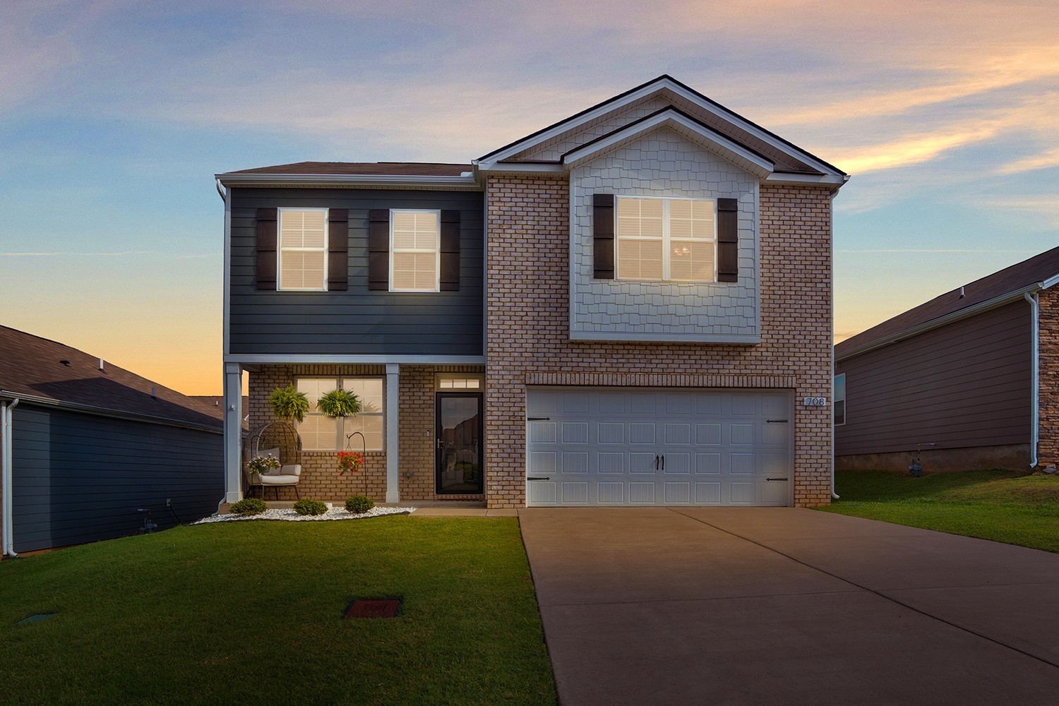 708 Pintail Pointe Lebanon, TN 37090 - Photo 39 of 41 a front view of a house with a yard and garage