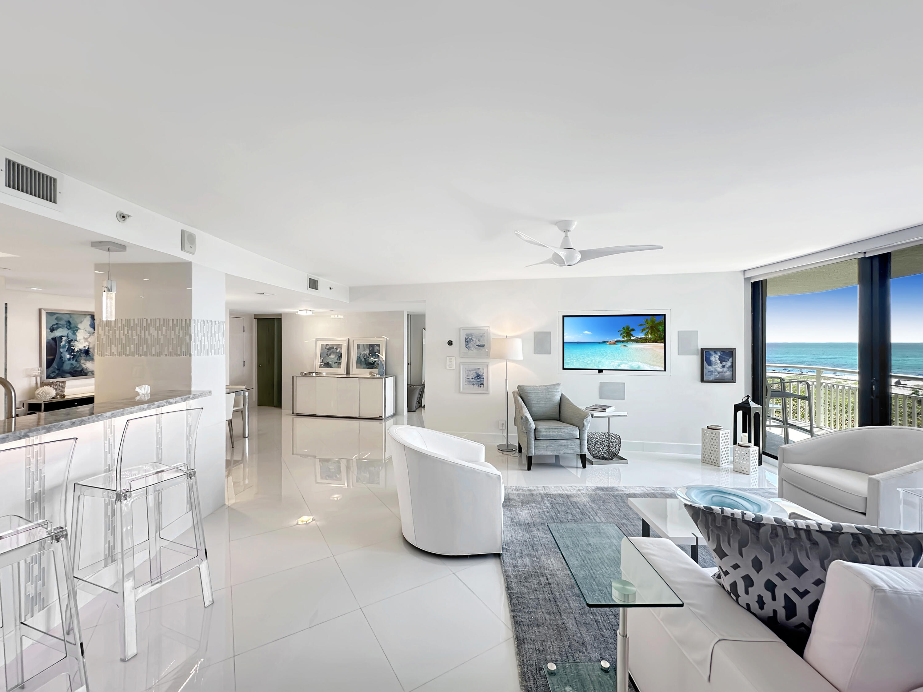 3000 North Ocean Drive, Unit 4D Singer Island, FL 33404 - Photo 7 of 58 Living Room