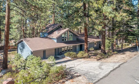 a house with trees in the background