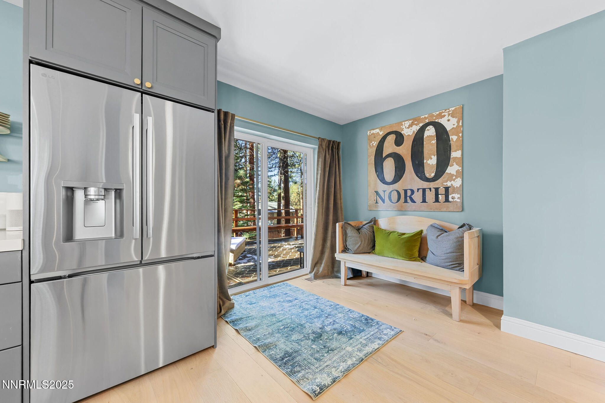 174 Hall Court Stateline, NV 89449 - Photo 15 of 40 a sign that is on a refrigerator in a kitchen