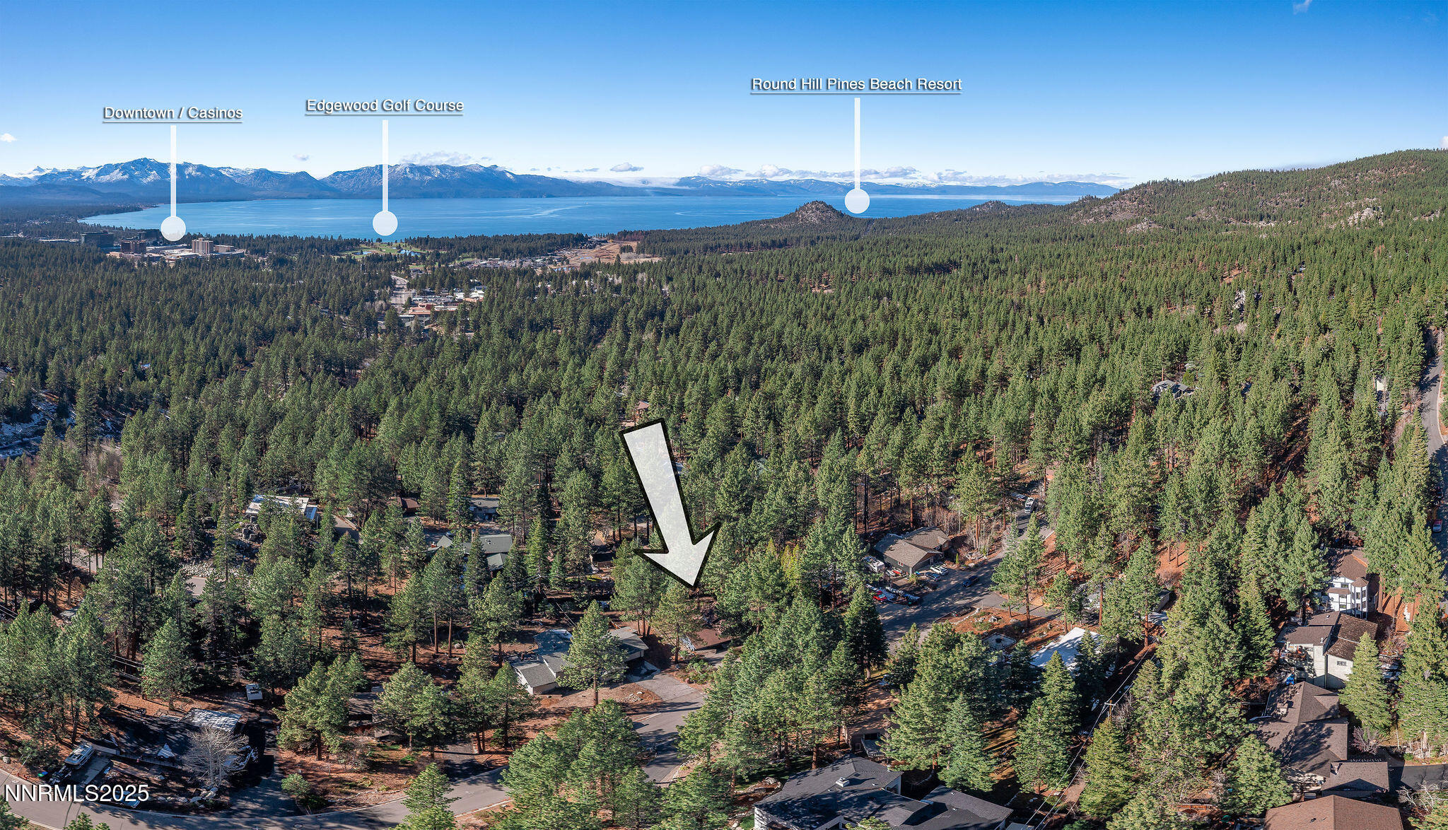 174 Hall Court Stateline, NV 89449 - Photo 37 of 40 a view of a city with lush green forest