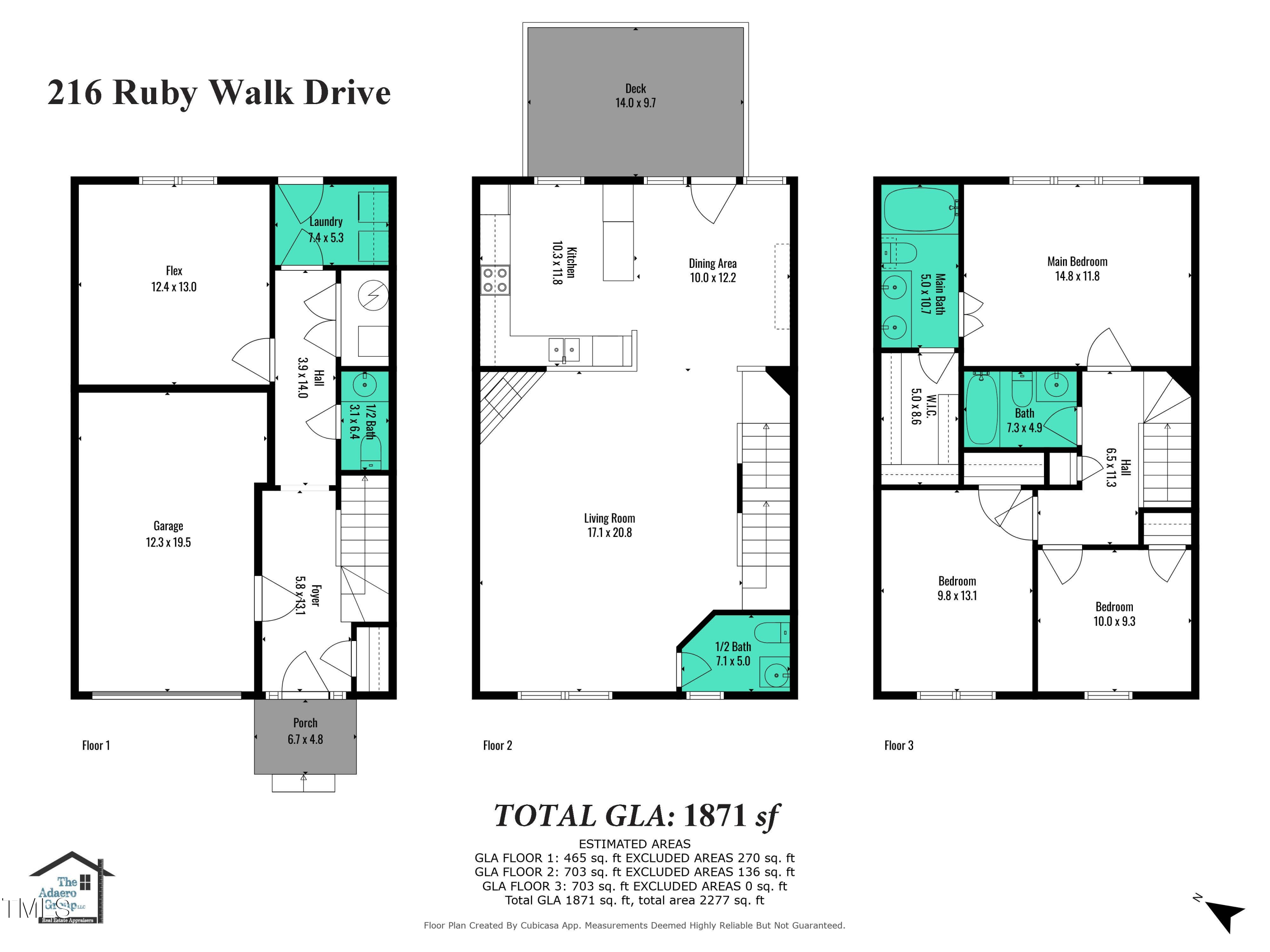 216 Ruby Walk Drive Morrisville, NC 27560 - Photo 25 of 28 a picture of a floor plan
