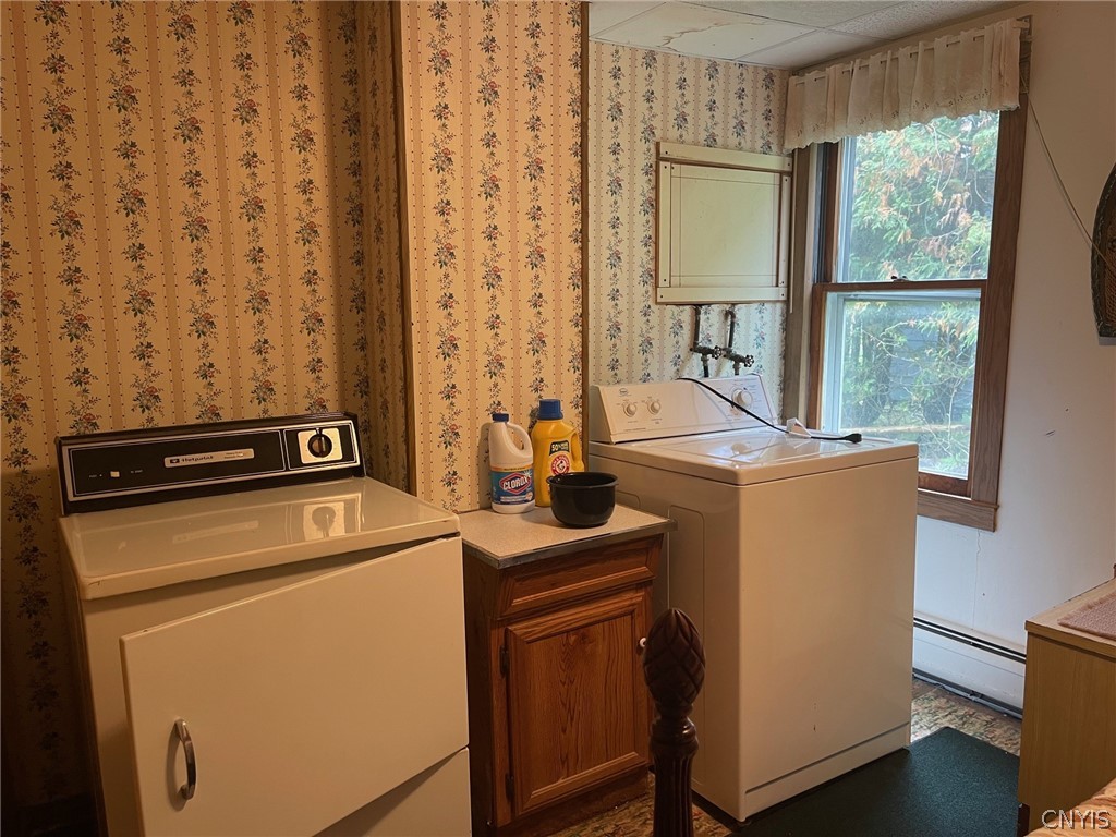 2509 Main Street Vienna, NY 13308 - Photo 17 of 28 1st floor laundry with washer & dryer