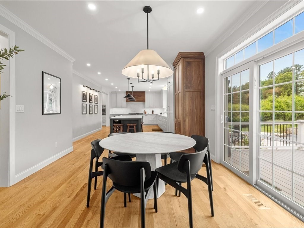 10 Beech Street Millis, MA 02054 - Photo 13 of 40 a view of a dining room with furniture window and wooden floor