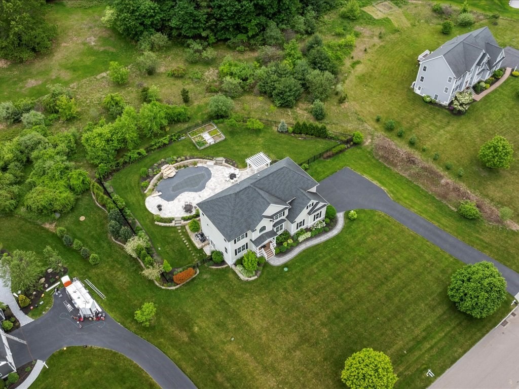 10 Beech Street Millis, MA 02054 - Photo 39 of 40 an aerial view of a house with a garden