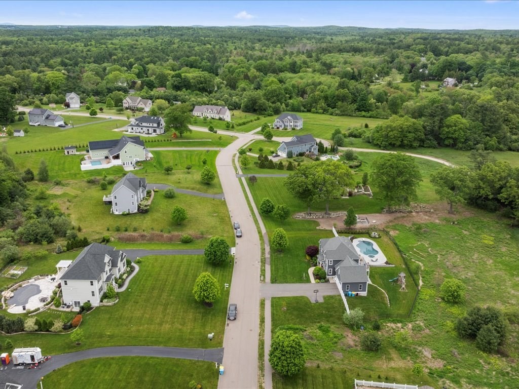 10 Beech Street Millis, MA 02054 - Photo 40 of 40 an aerial view of residential houses with outdoor space and trees