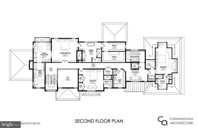 a black and white photo of a living room