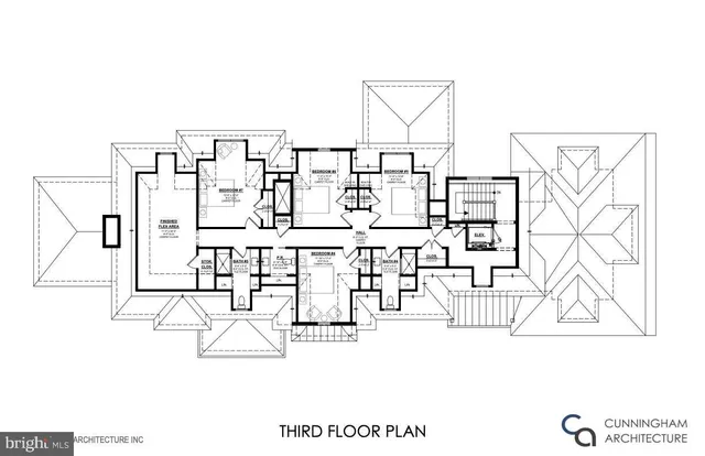 a black and white photo of a living room