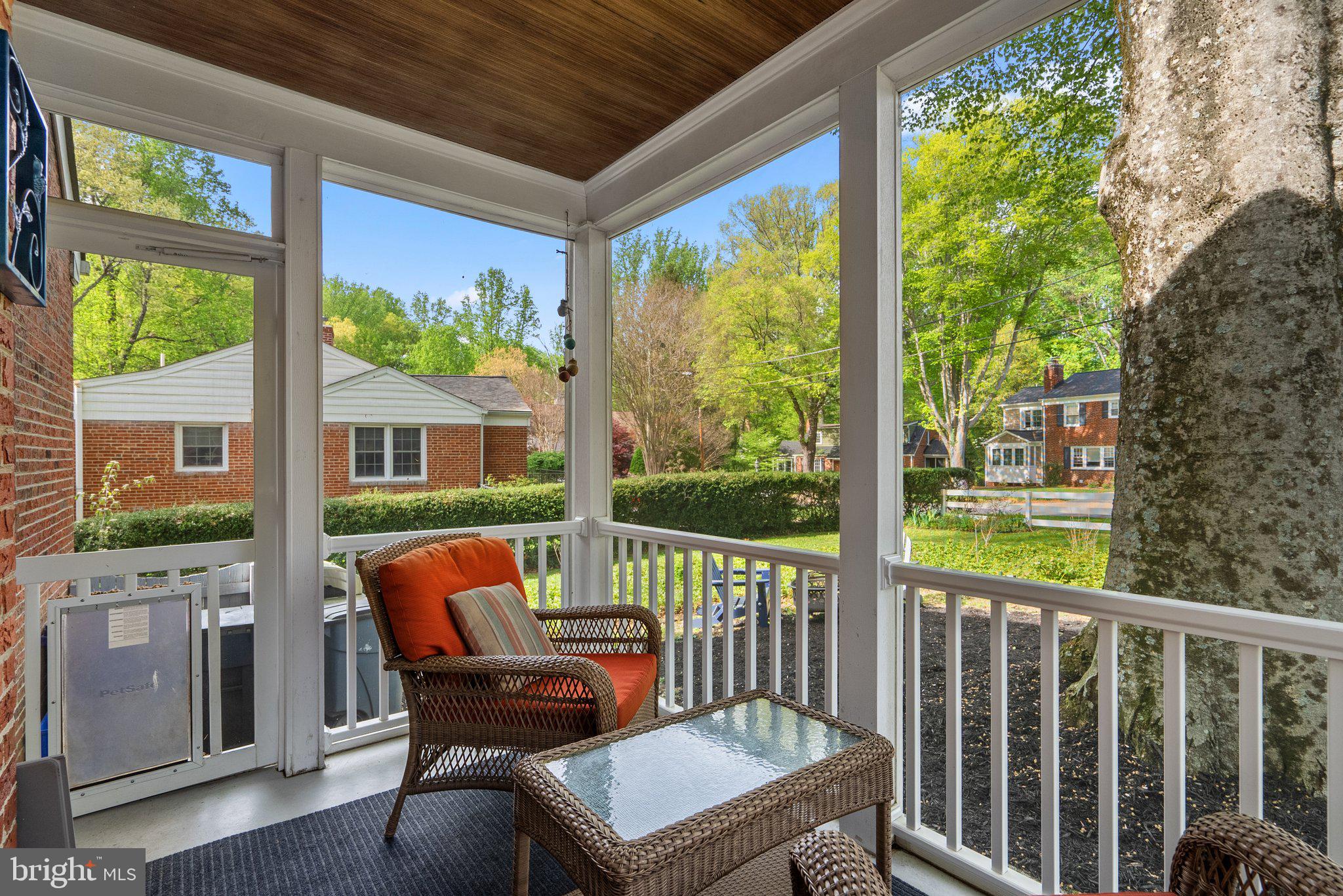 10406 Brookmoor Drive Silver Spring, MD 20901 - Photo 38 of 45 a view of a chair and table in the balcony