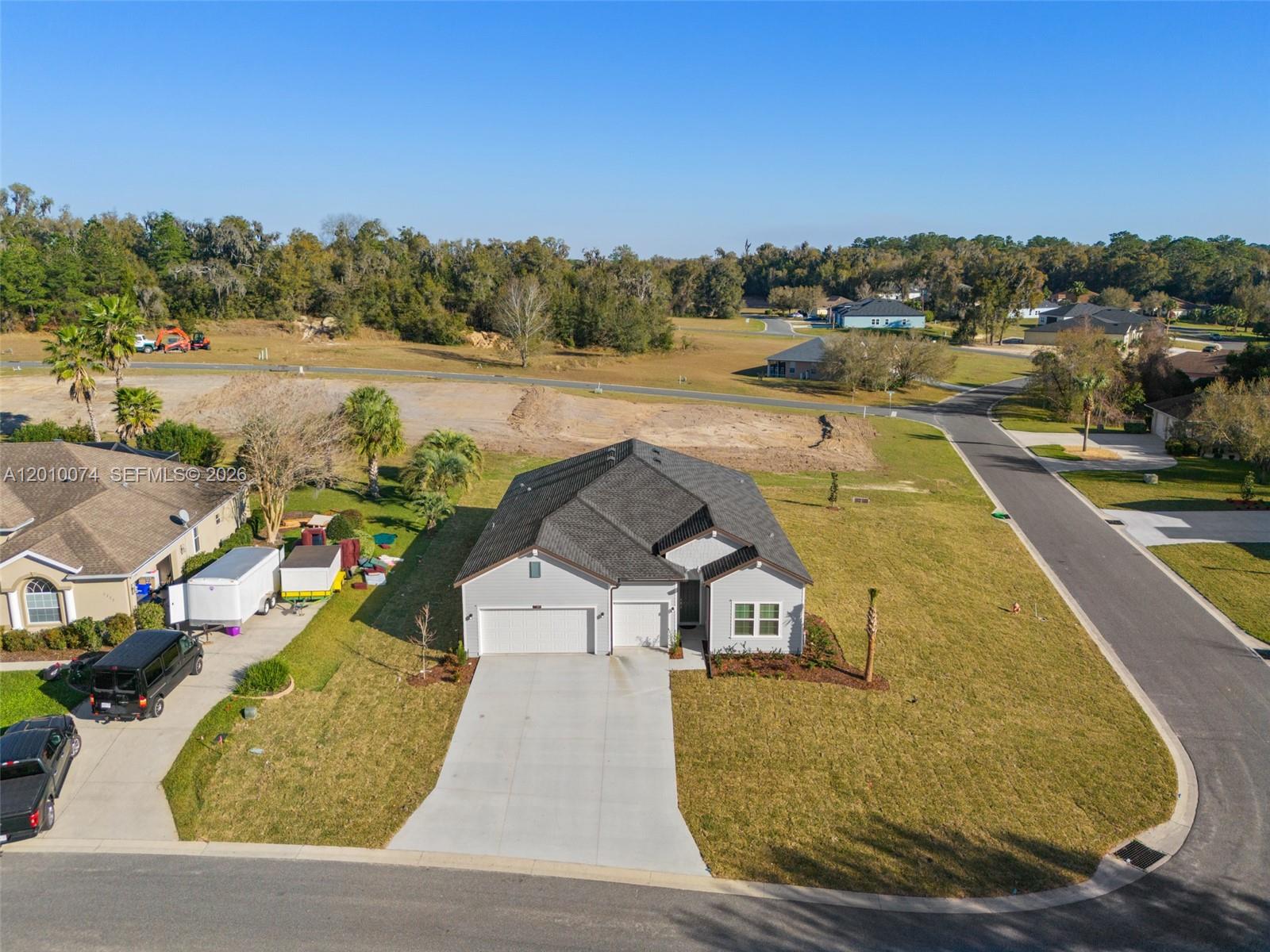 7789 Southwest 196th Terrace, Unit 1 Dunnellon, FL 34432 - Photo 4 of 36 an aerial view of a house