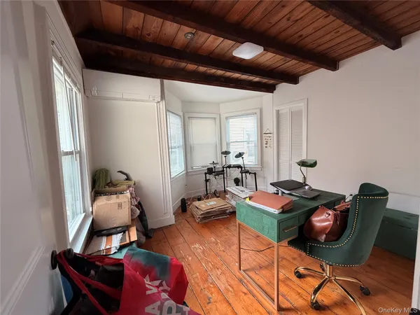 a room with furniture