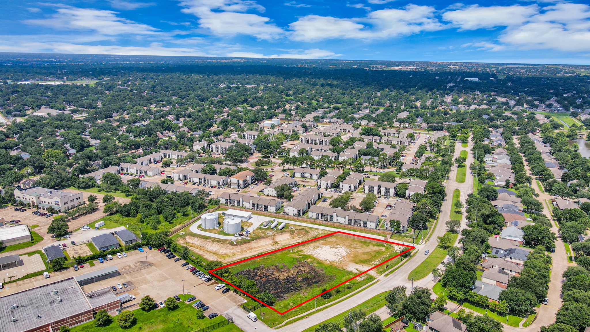 15200 Point Northwest Point Houston, TX 77095 - Photo 22 of 22 an aerial view of a residential houses with city view