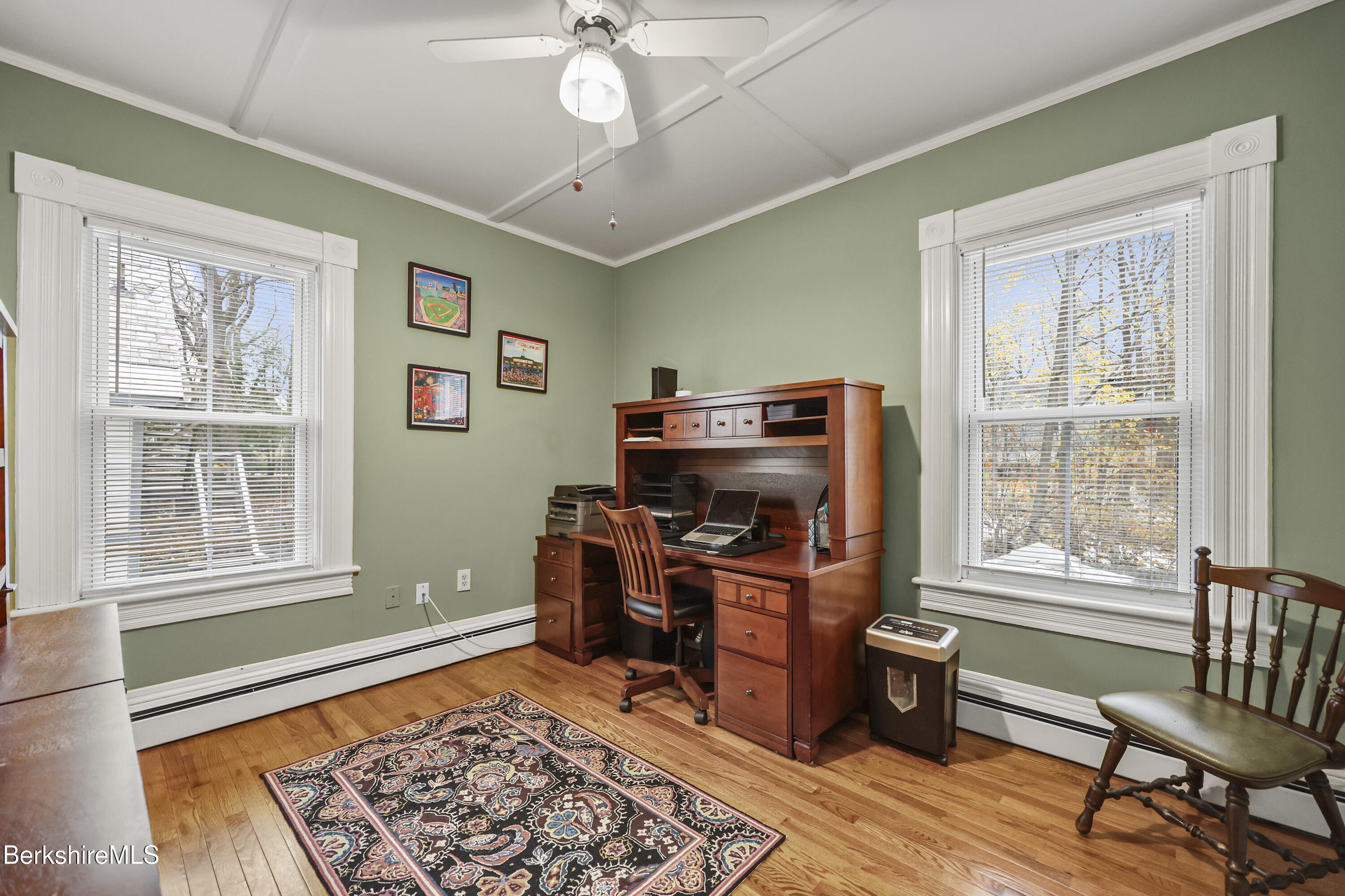 67 Cherry Street North Adams, MA 01247 - Photo 35 of 59 a view of a workspace with furniture and a window