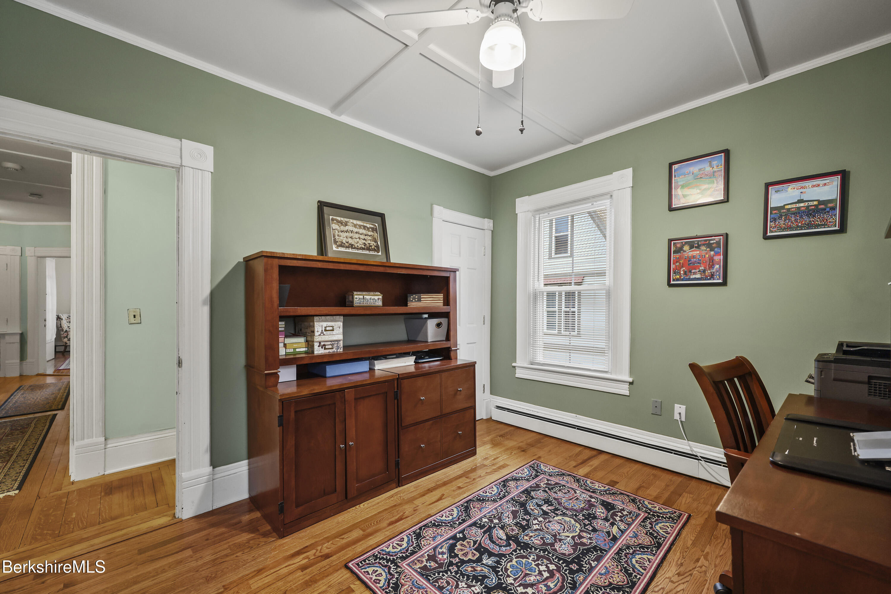 67 Cherry Street North Adams, MA 01247 - Photo 36 of 59 a view of a workspace with furniture and a window
