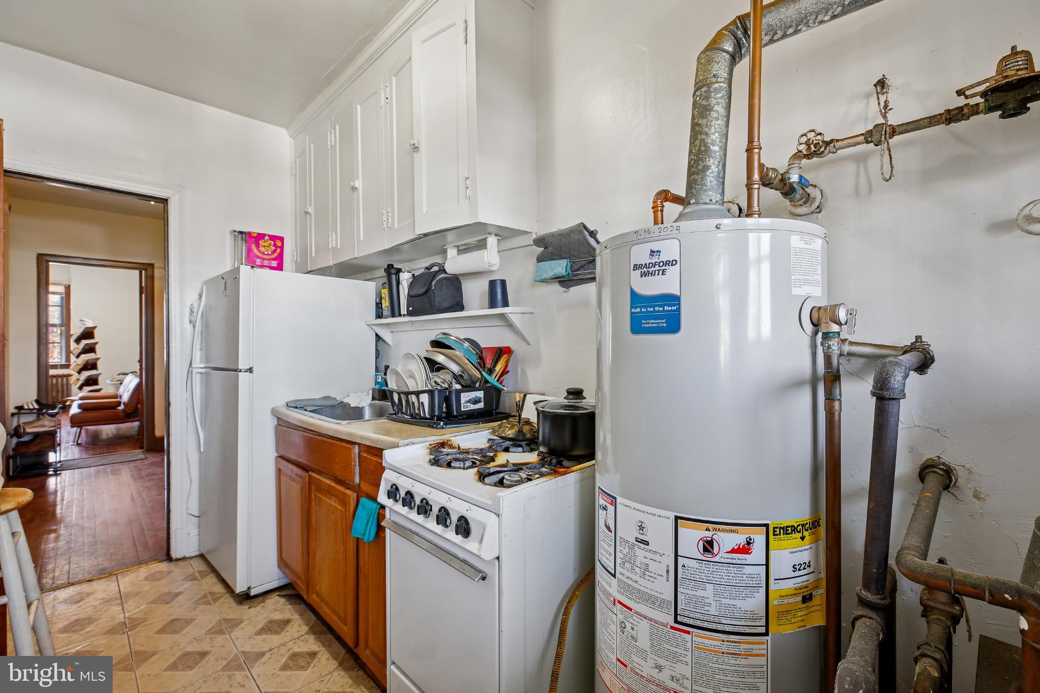 5618 1st Street Northwest Washington, DC 20011 - Photo 12 of 18 a storage room with washer and dryer