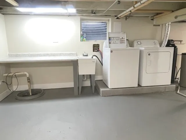 a view of a storage room