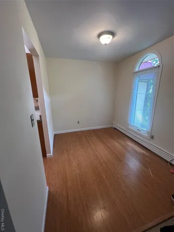 a view of room with front door