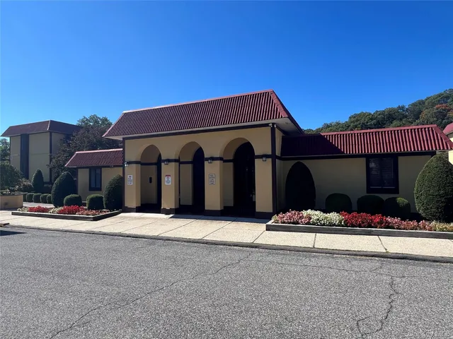 a view of building with street