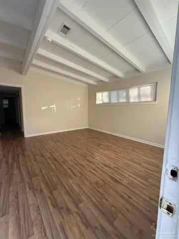 wooden floor in an empty room