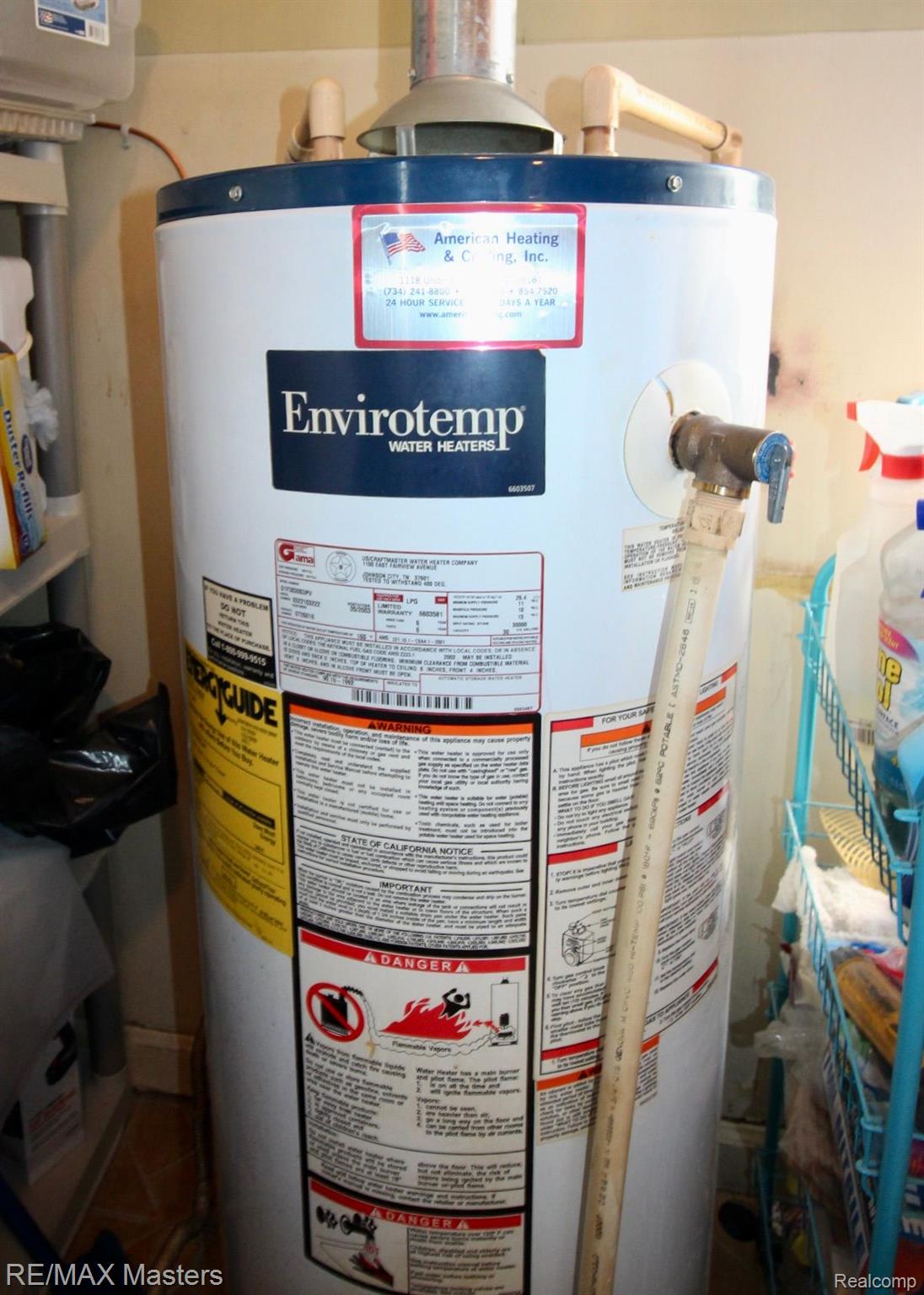 12527 Sumpter Road Carleton, MI 48117 - Photo 31 of 33 Energy efficient hot water heater.