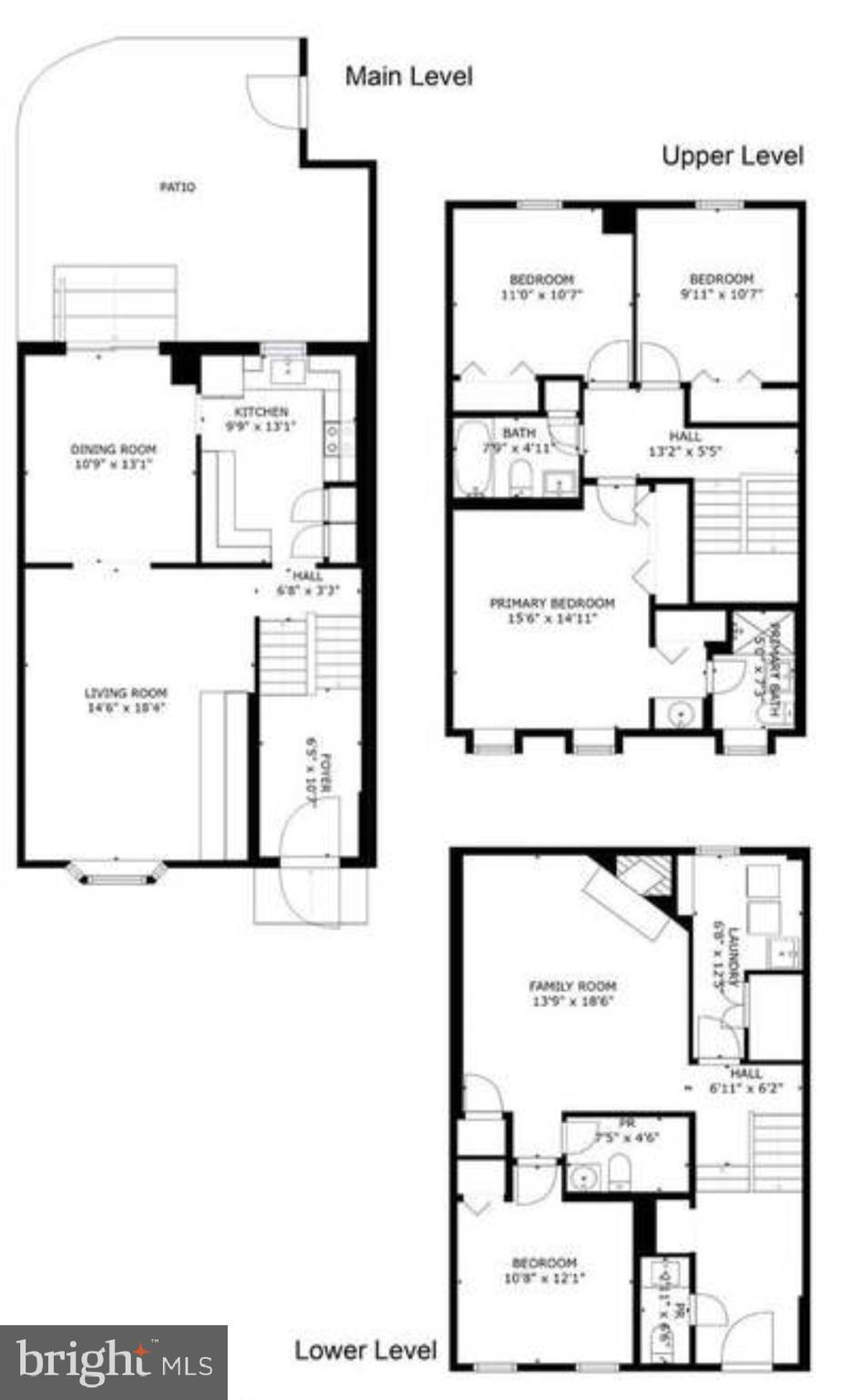 11719 Dry River Court Reston, VA 20191 - Photo 44 of 44 027 Floor Plans for 3-Levels
