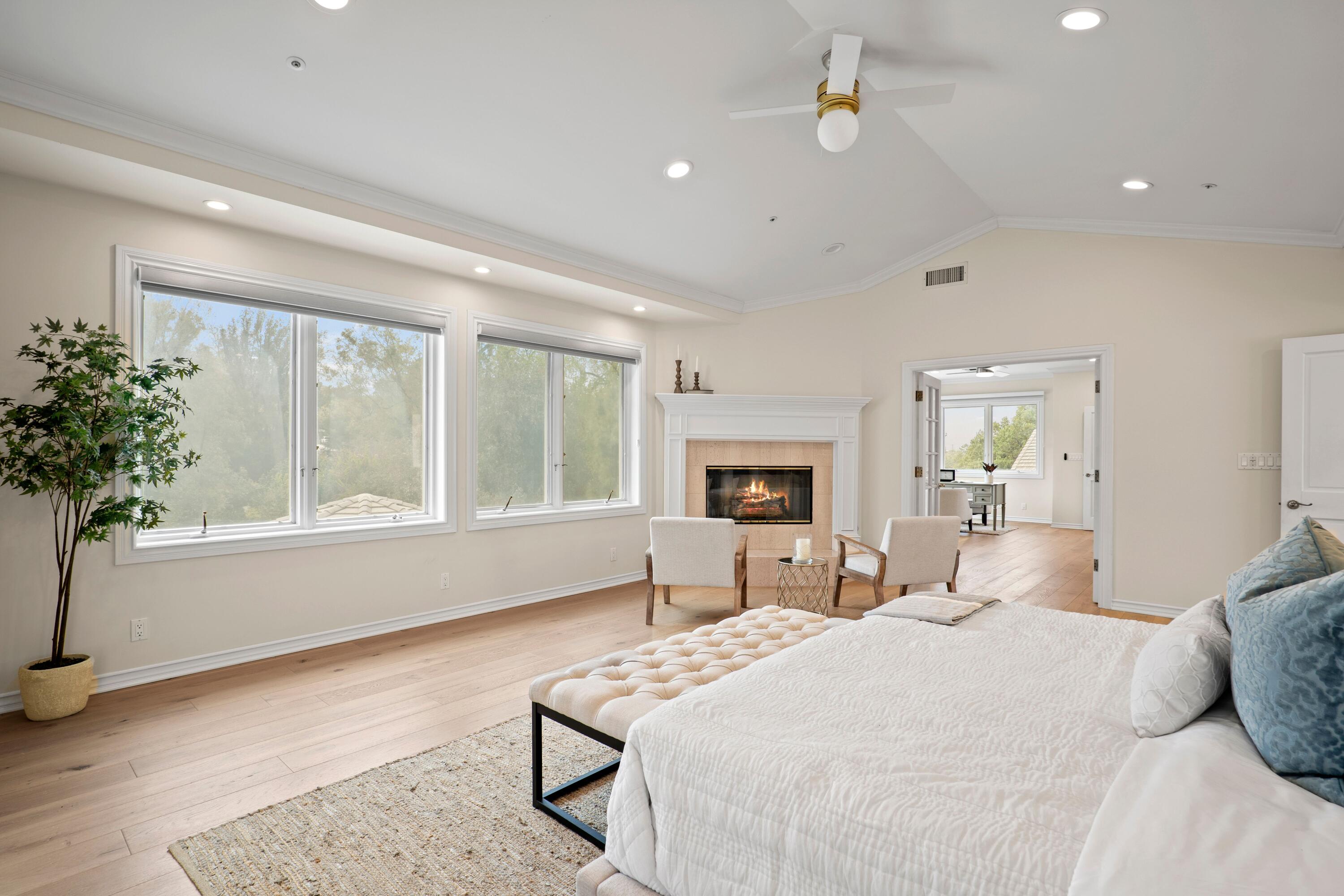24335 Arcadia Street Newhall, CA 91321 - Photo 22 of 50 a bedroom with a bed dresser and a window