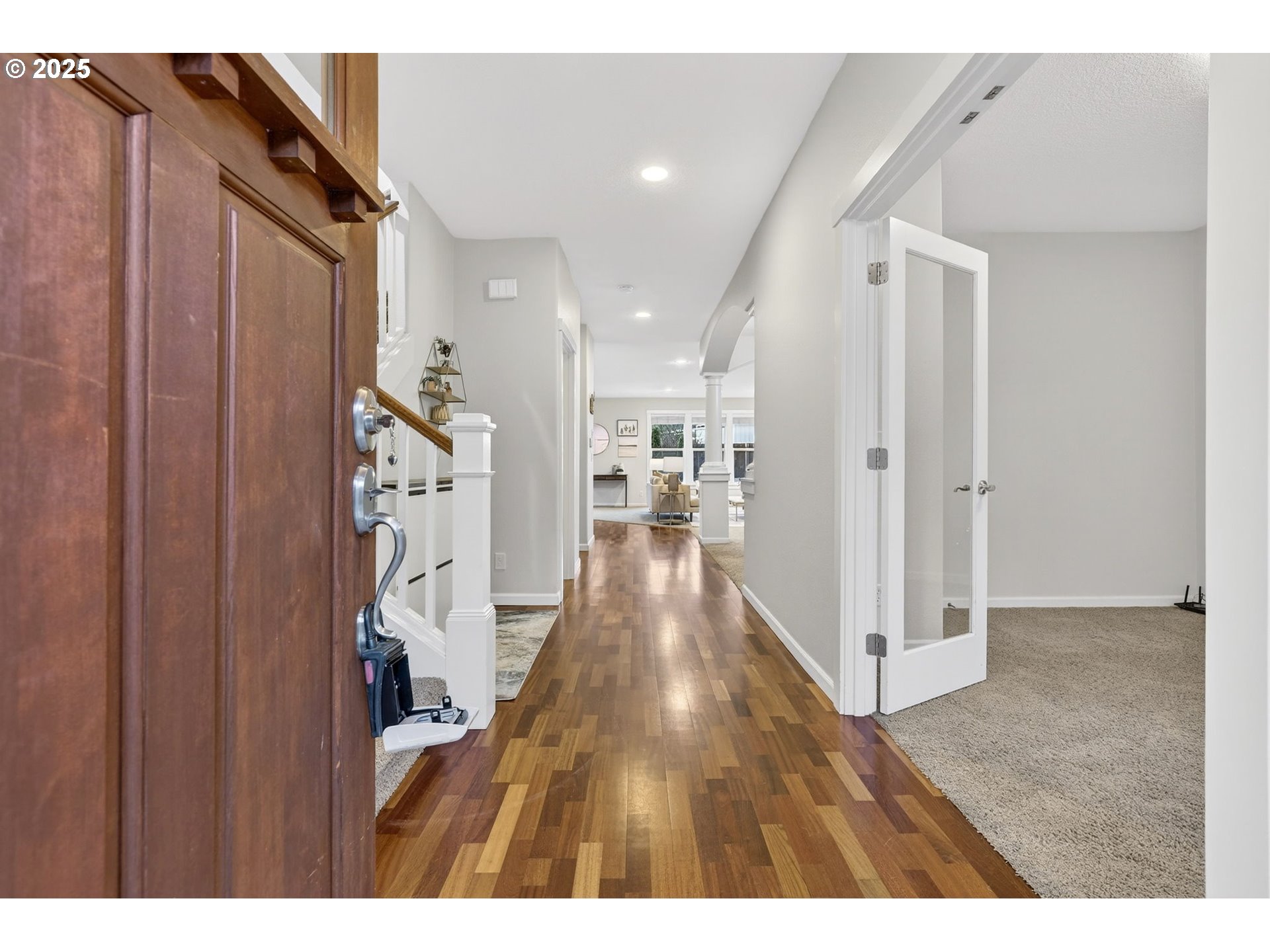 13140 Southwest Madison Court Beaverton, OR 97008 - Photo 4 of 48 a view of entryway with wooden floor