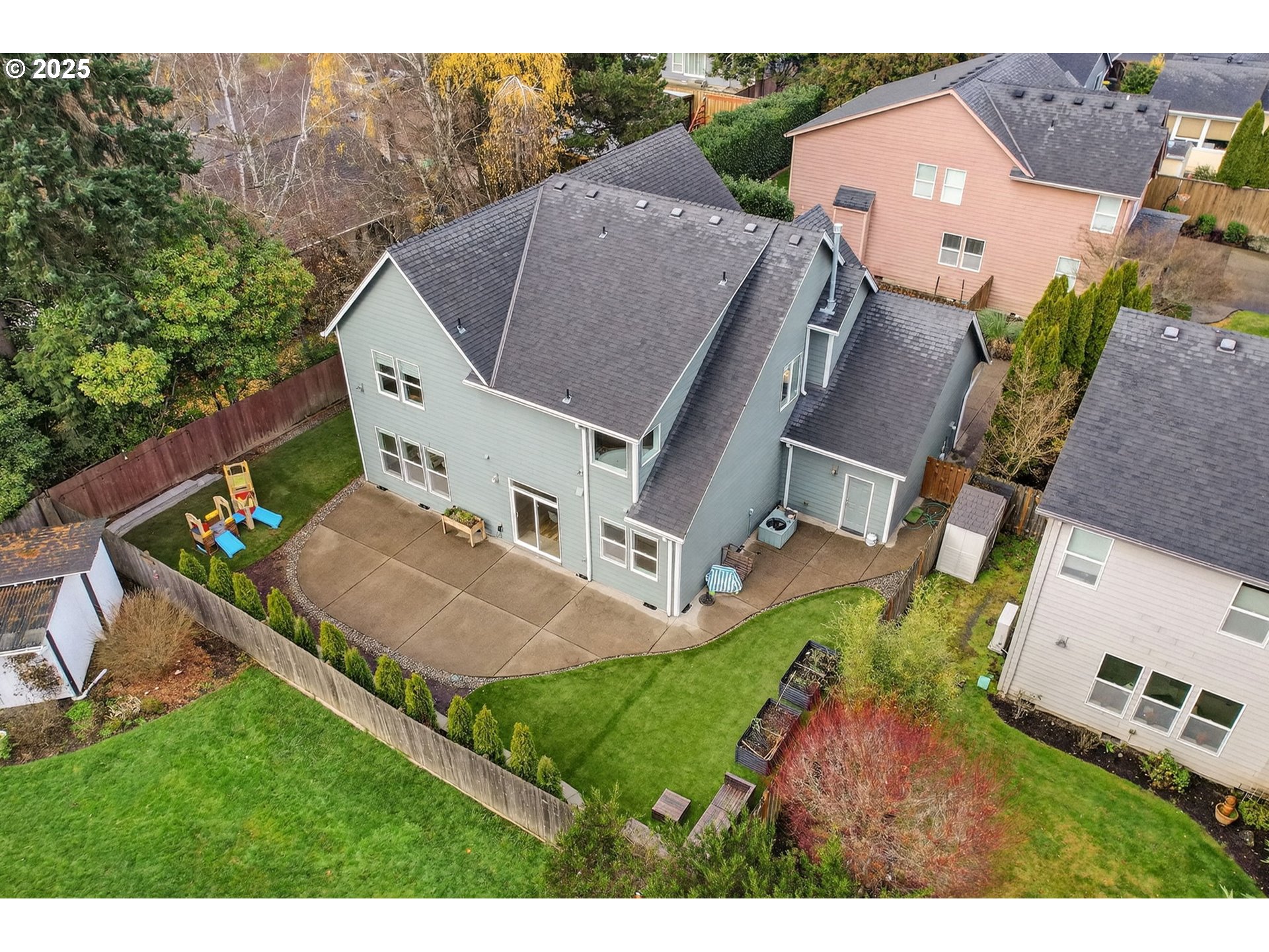 13140 Southwest Madison Court Beaverton, OR 97008 - Photo 46 of 48 a aerial view of a house with a yard