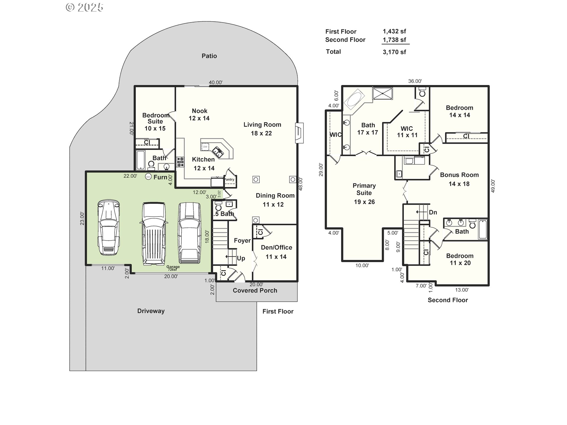 13140 Southwest Madison Court Beaverton, OR 97008 - Photo 48 of 48 a picture of a floor plan