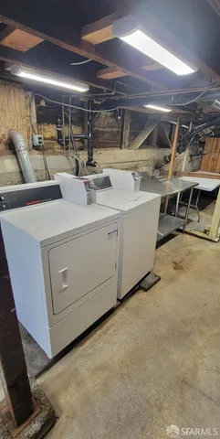 a view of a storage & utility room