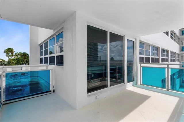 a view of front door