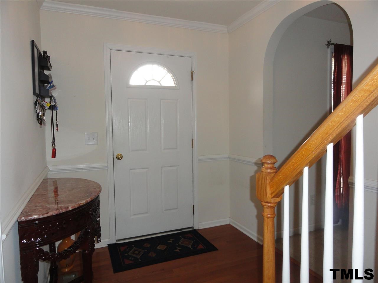 904 Morning Still Court Rolesville, NC 27571 - Photo 11 of 25 a view of entryway with wooden floor