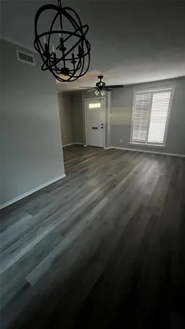 a view of empty room