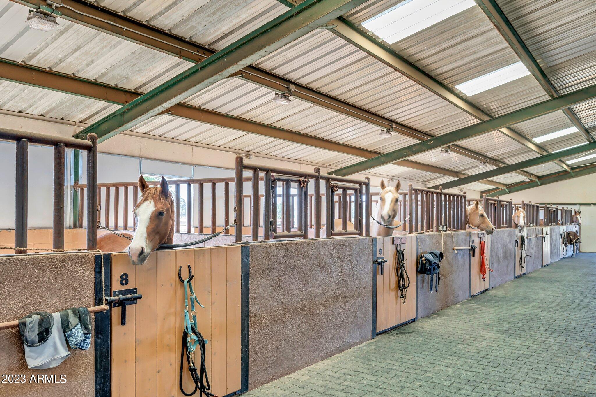5801 Dillon Wash Road Prescott, AZ 86305 - Photo 102 of 169 97 - Indoor Arena Horse Stalls